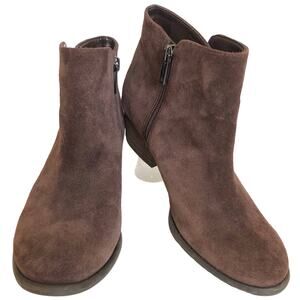Brown Suede Leather Booties by Jessica Simpson 7M